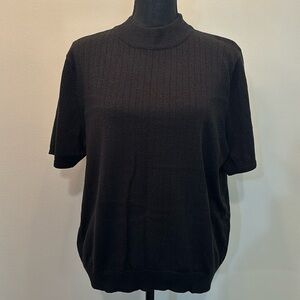 Black Sweater Sag Harbor‎ Women’s size L